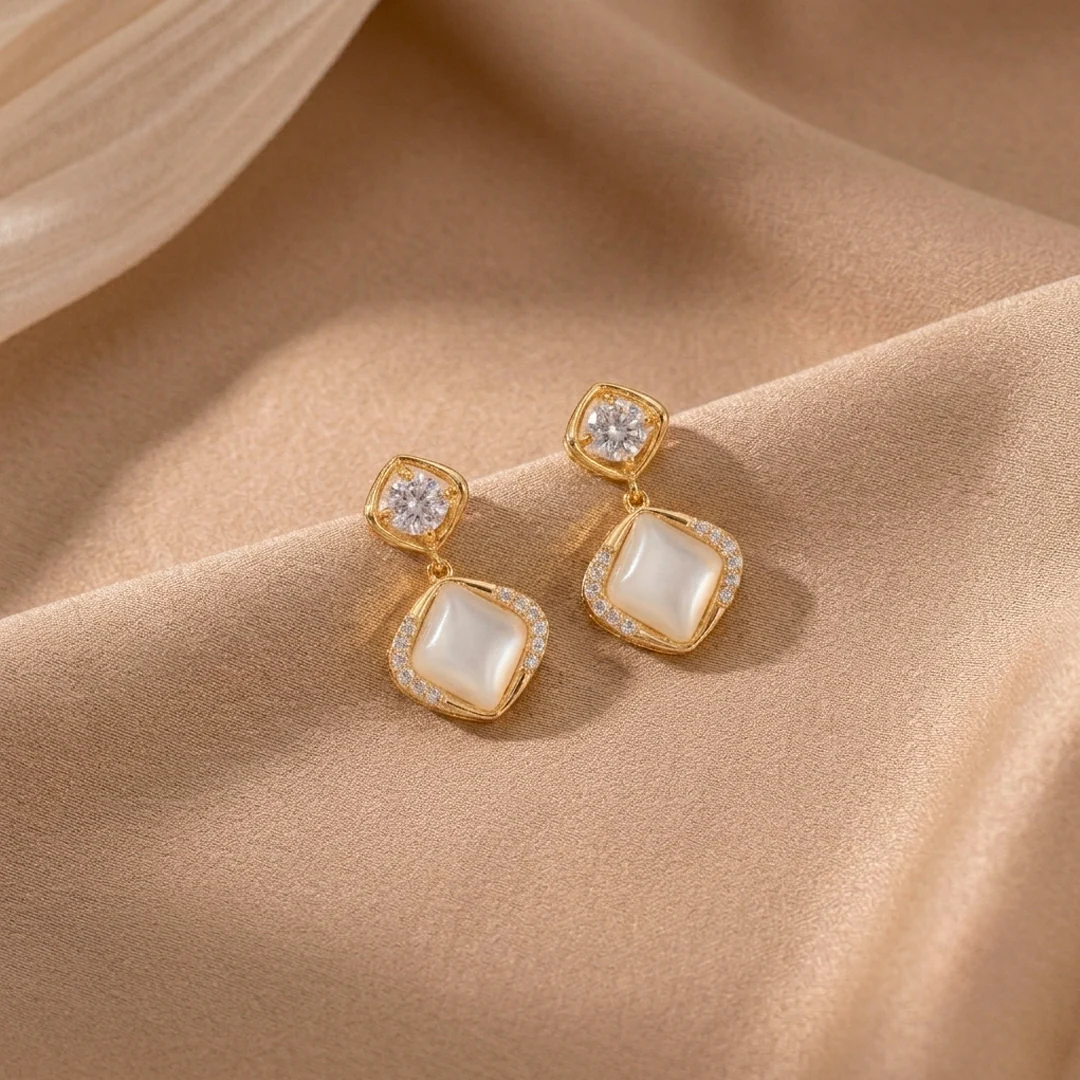 Aretes Elegance Gold - Image 3