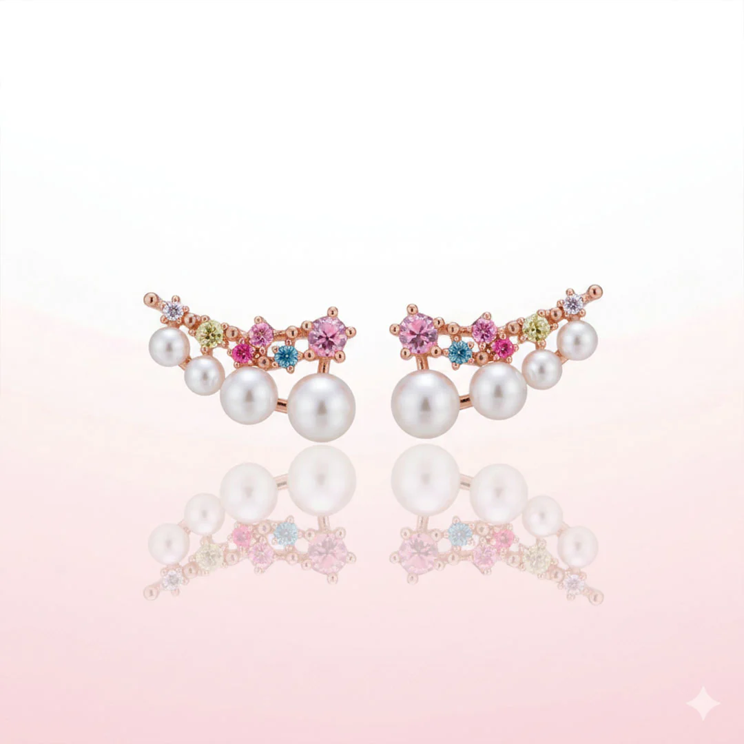 Aretes Colorful Rose - Image 2