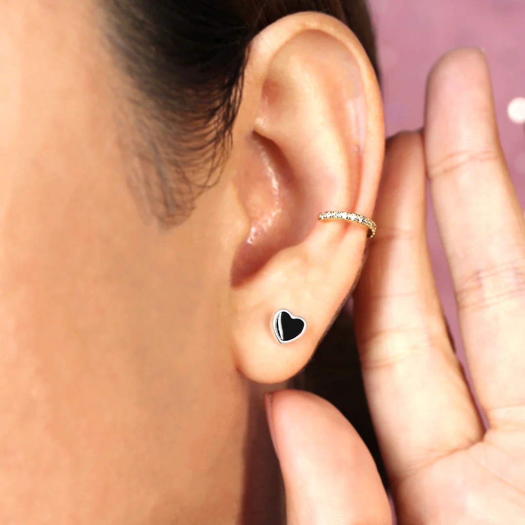 Aretes Black Heart - Image 8