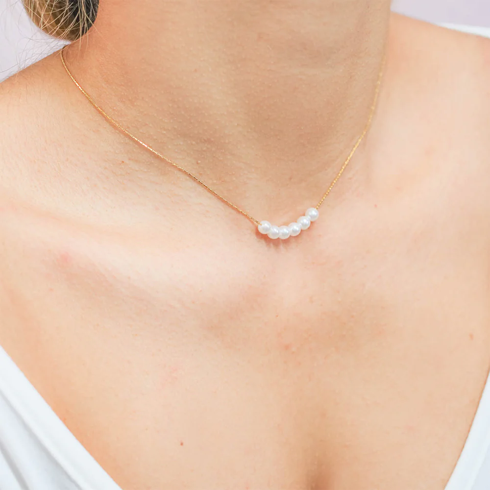Collar de 6 Perlas Minimalista - Image 6