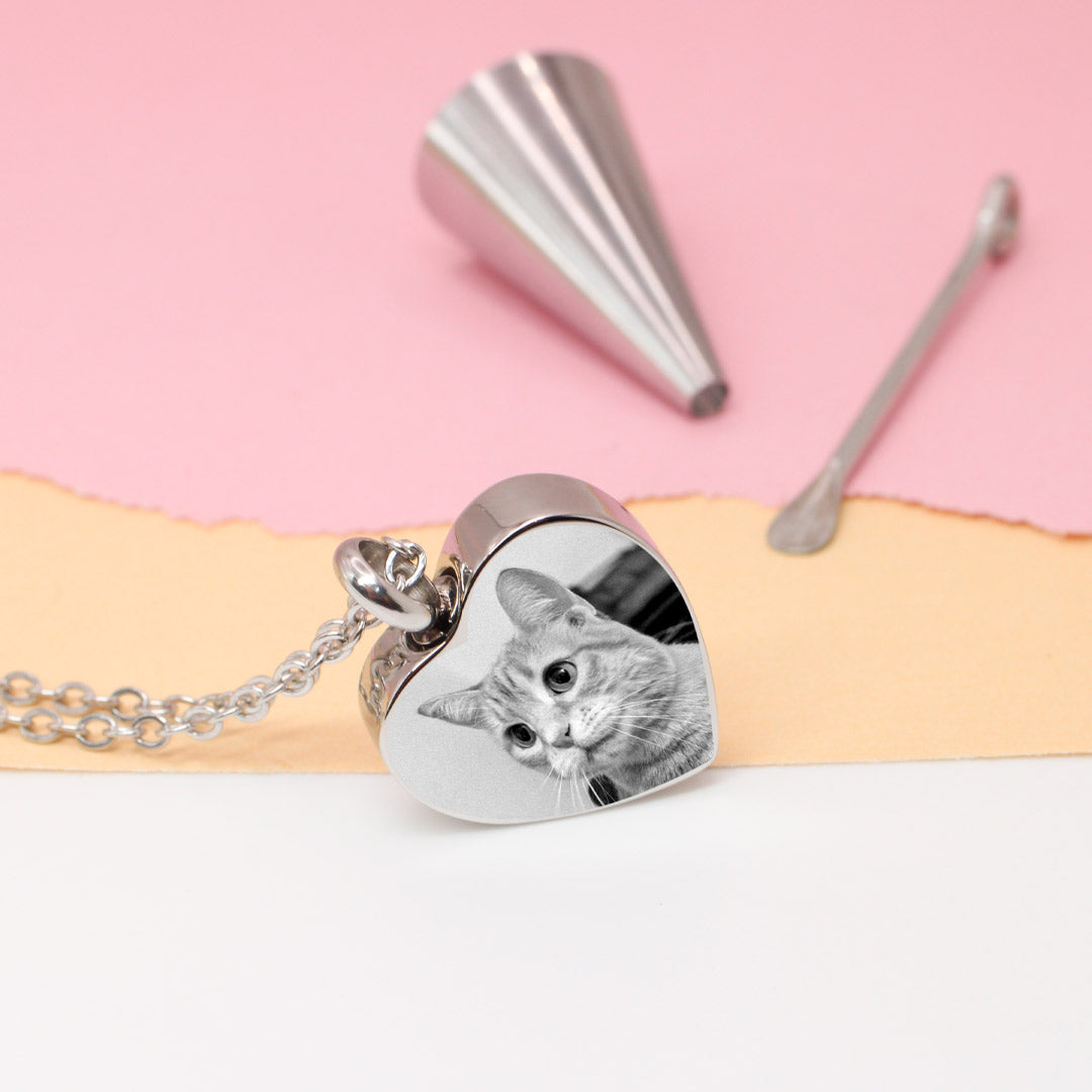 Collar de Urna para Cenizas Corazón Personalizado - Image 7
