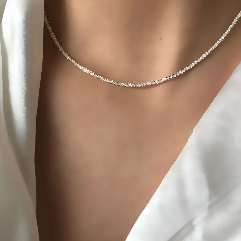 Collar Destellos Plateado - Image 4