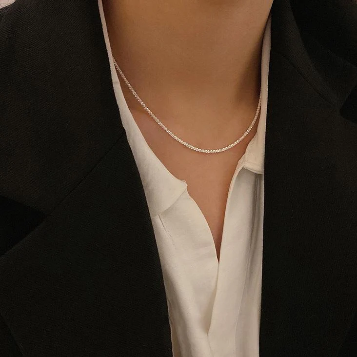 Collar Destellos Plateado - Image 6