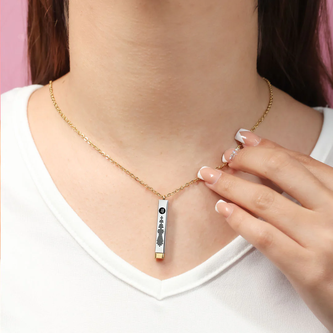 Collar Barra Mensaje Oculto Personalizado - Image 3