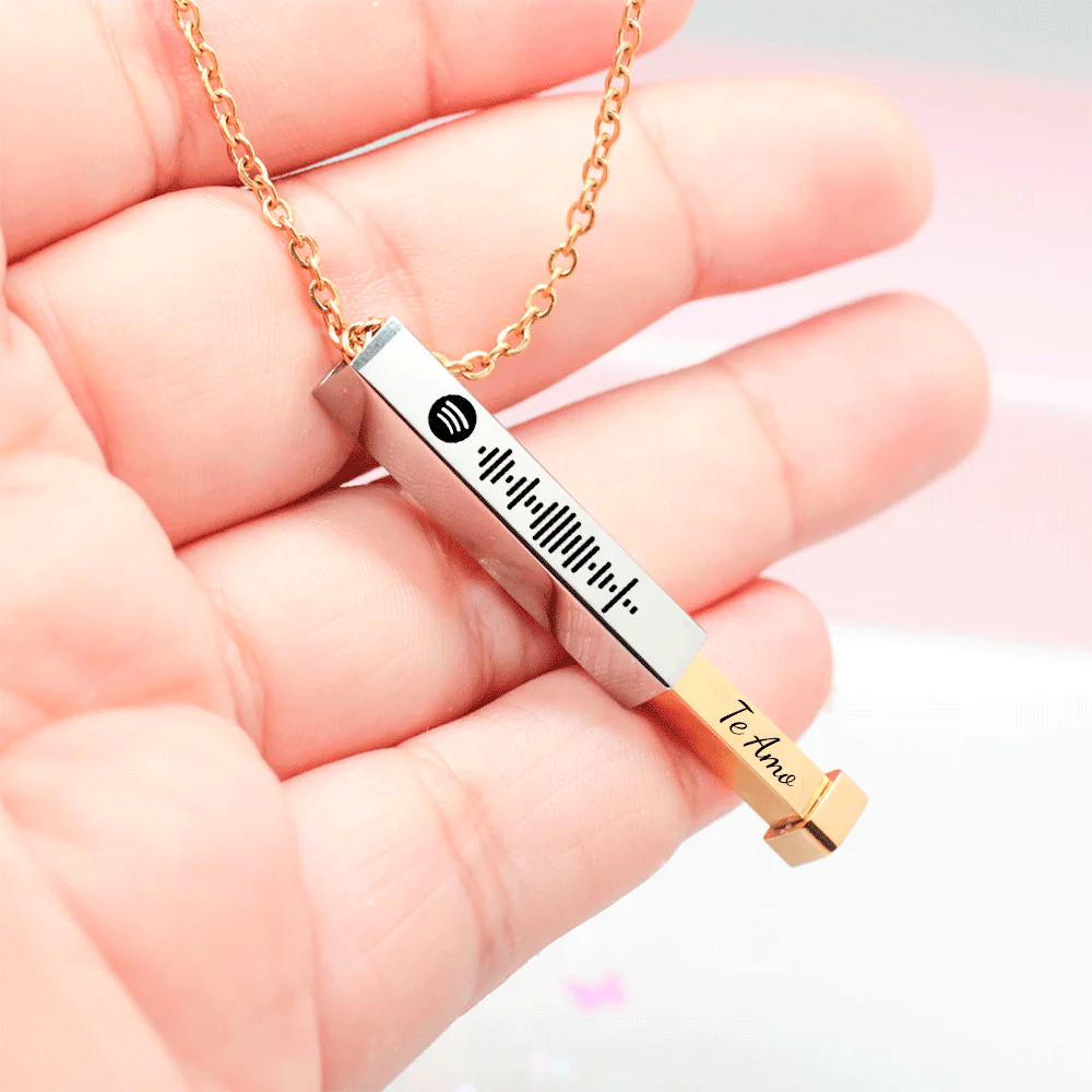 Collar Barra Mensaje Oculto Personalizado - Image 5