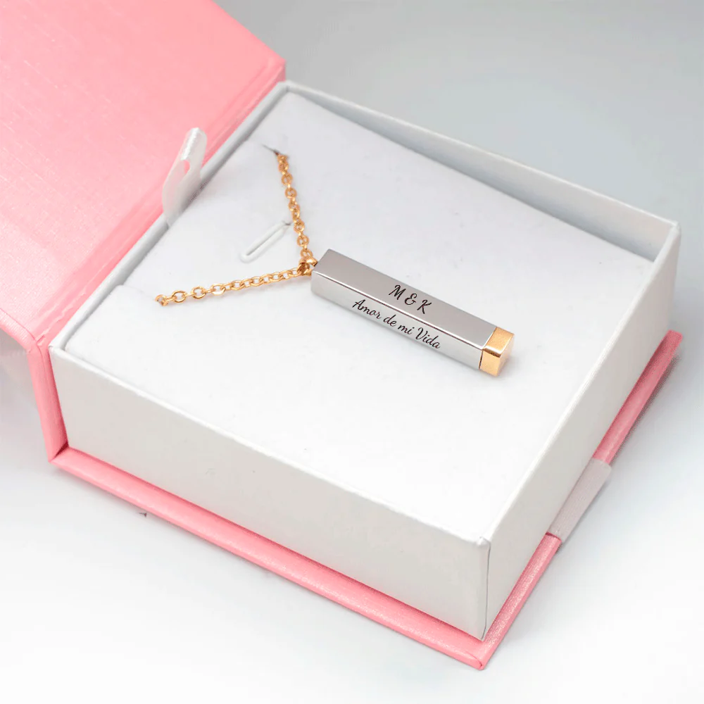 Collar Barra Mensaje Oculto Personalizado - Image 8