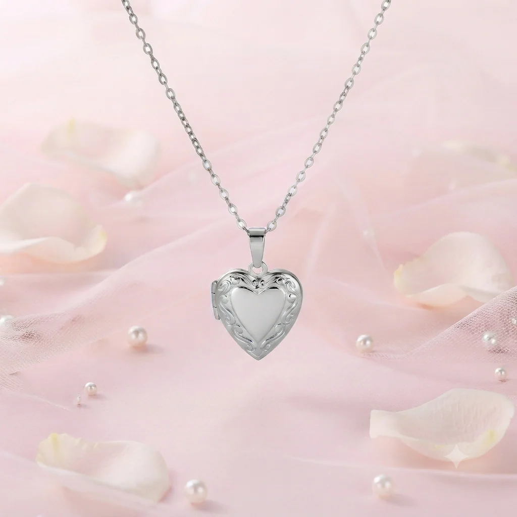 Collar Mini Heart Personalizado Foto a Color - Image 8