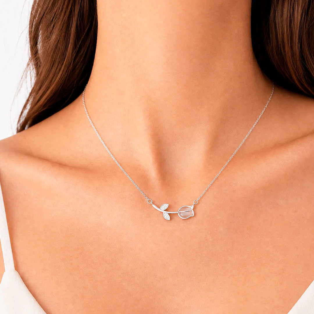 Collar Tulipán Plata925 - Image 4