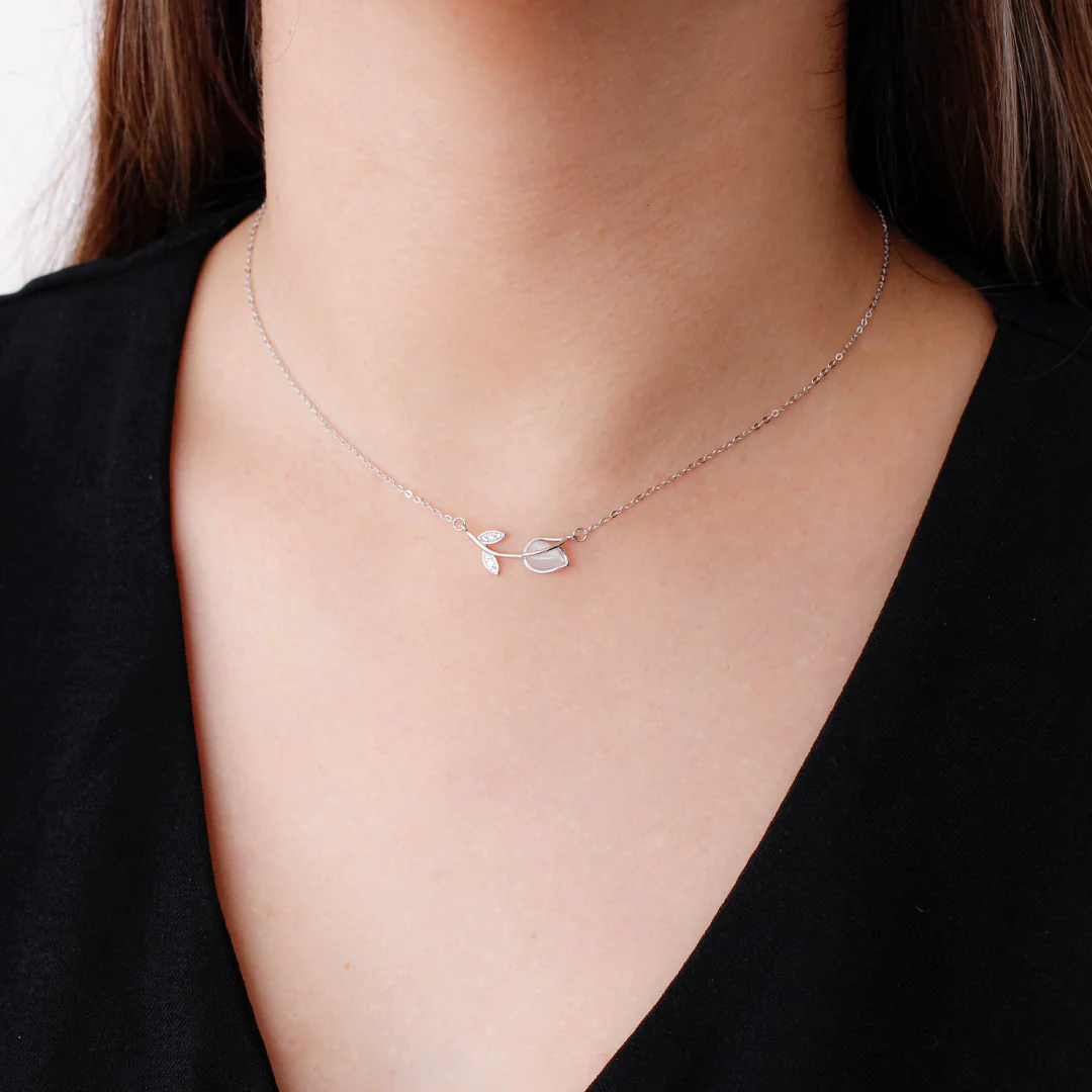 Collar Tulipán Plata925 - Image 9