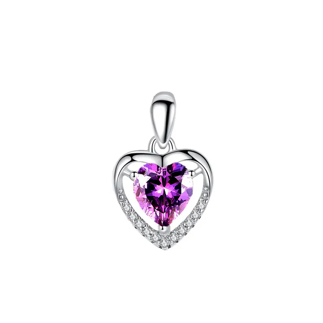 Dije Corazón con Zirconias Plata925 - Image 3