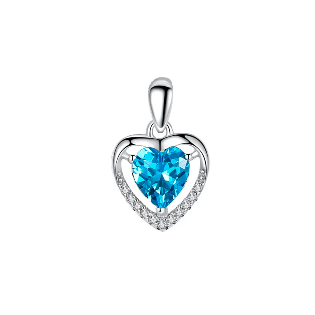 Dije Corazón con Zirconias Plata925 - Image 4