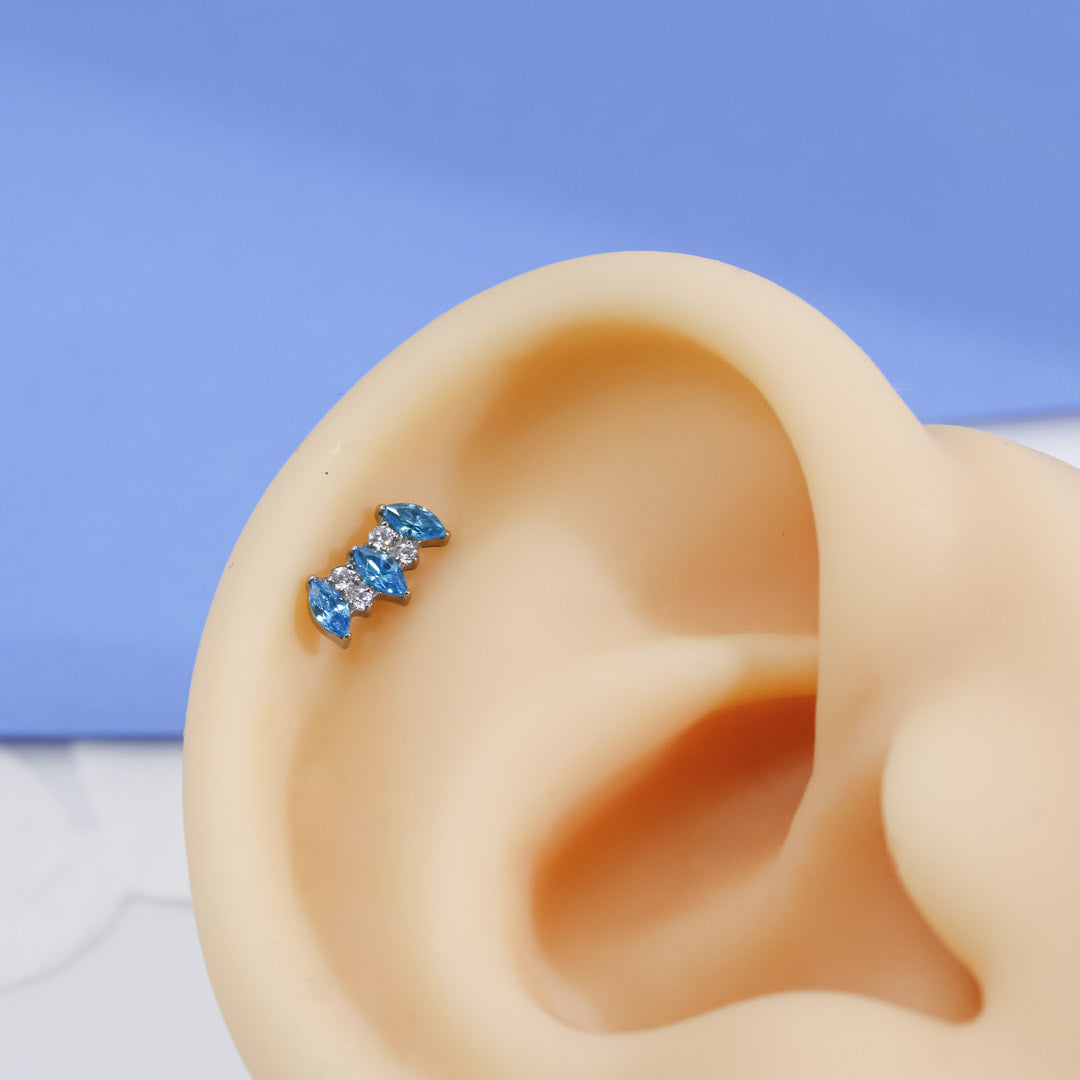 Piercing Aqua 1era Perforación Titanio - Image 4