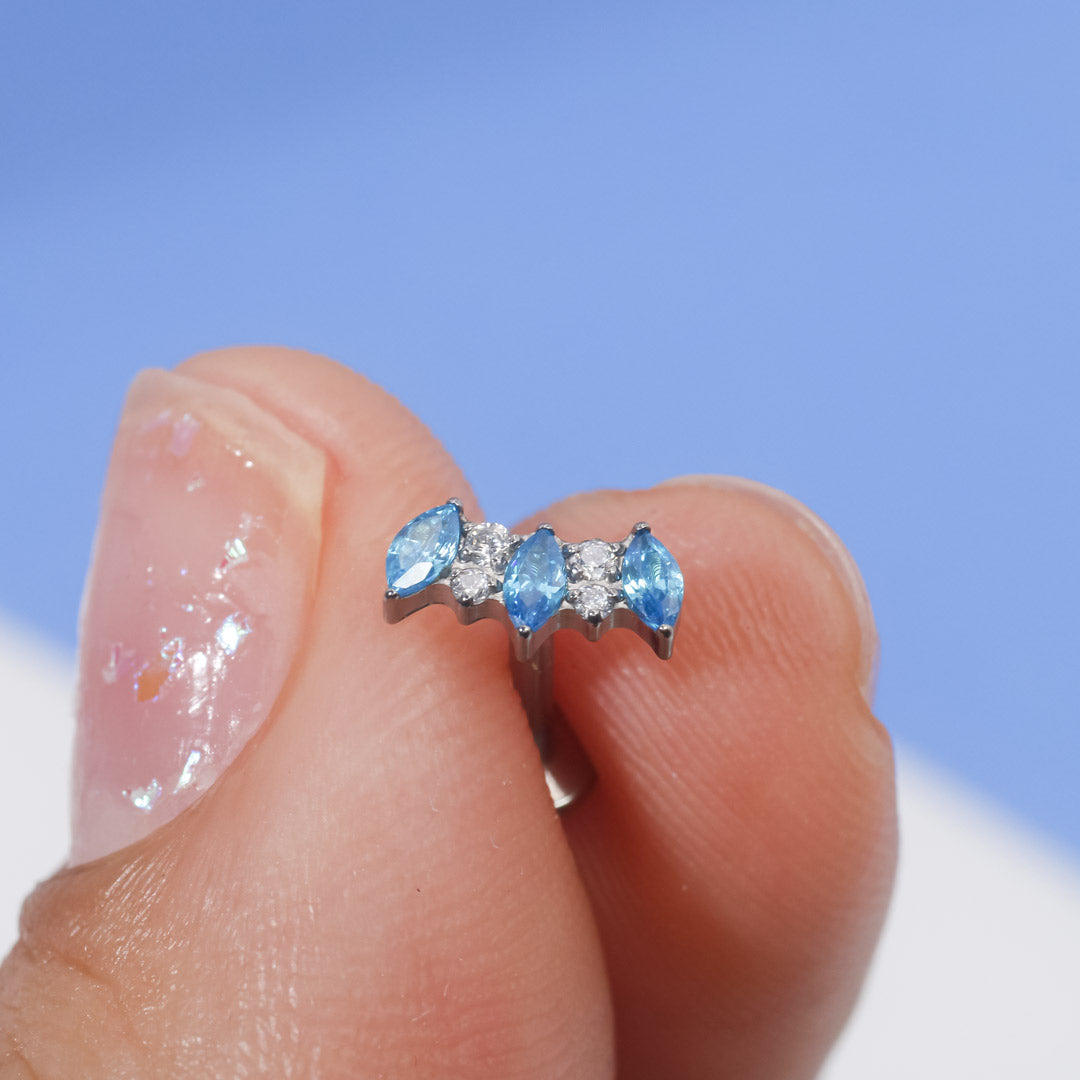 Piercing Aqua 1era Perforación Titanio - Image 5