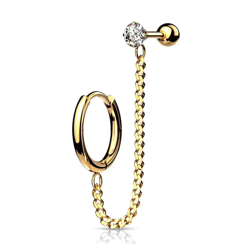 Piercing Cadena con Zirconia - Image 4
