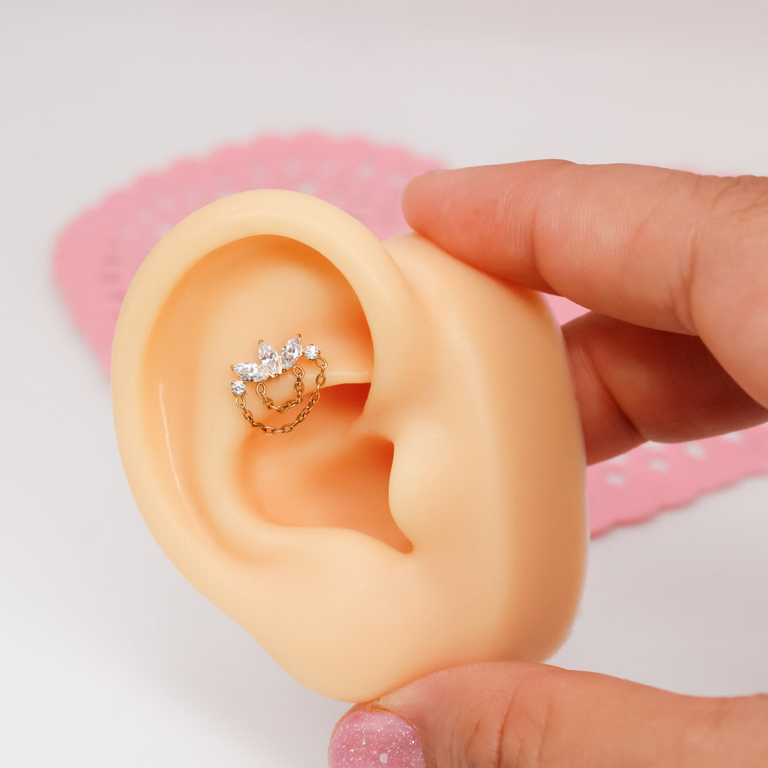 Piercing Crown Gold Titanio - Image 2