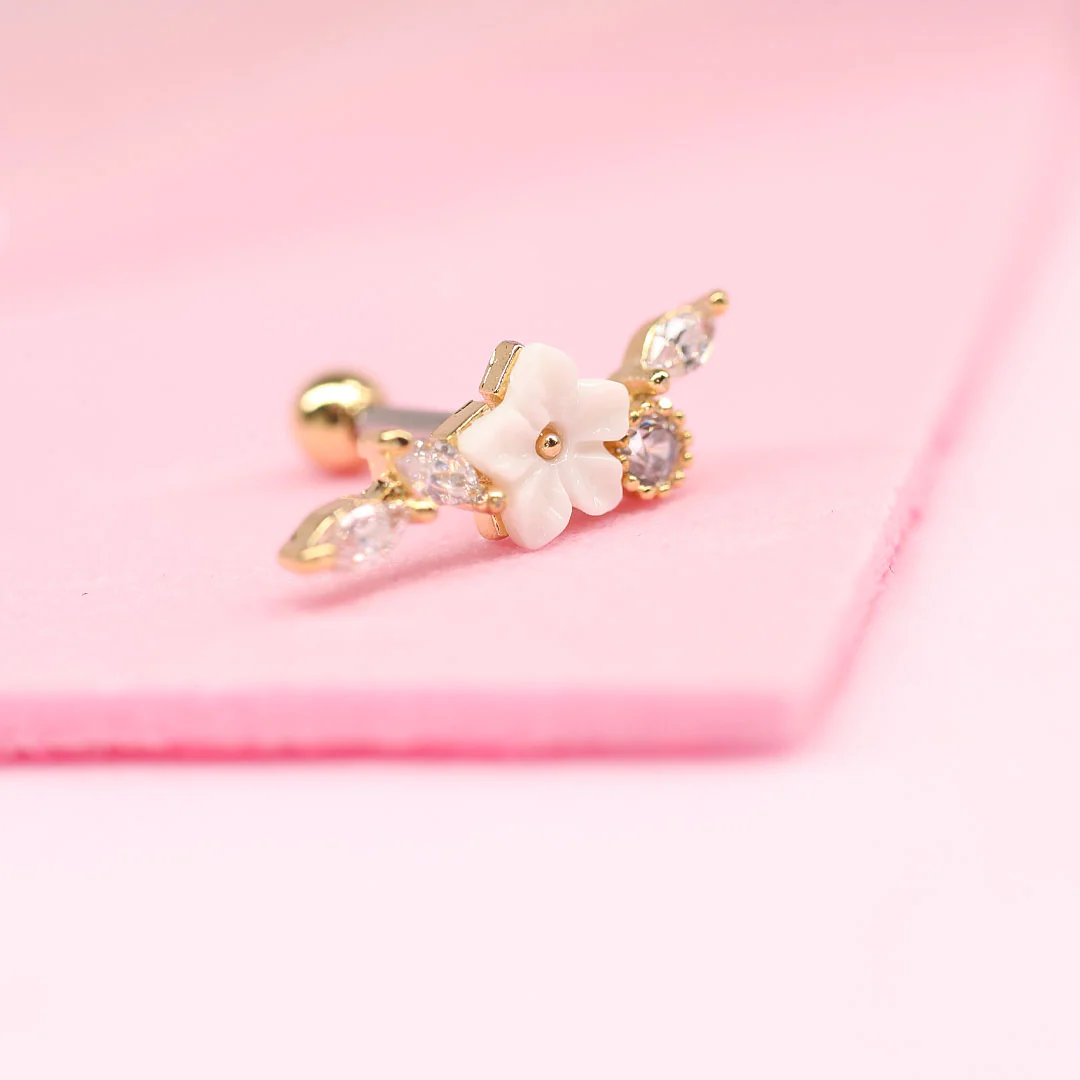 Piercing de Florecita con Zirconias - Image 9