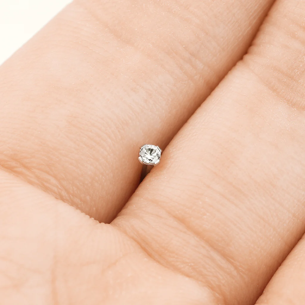 Piercing de Nariz Crystal Titanio - Image 3