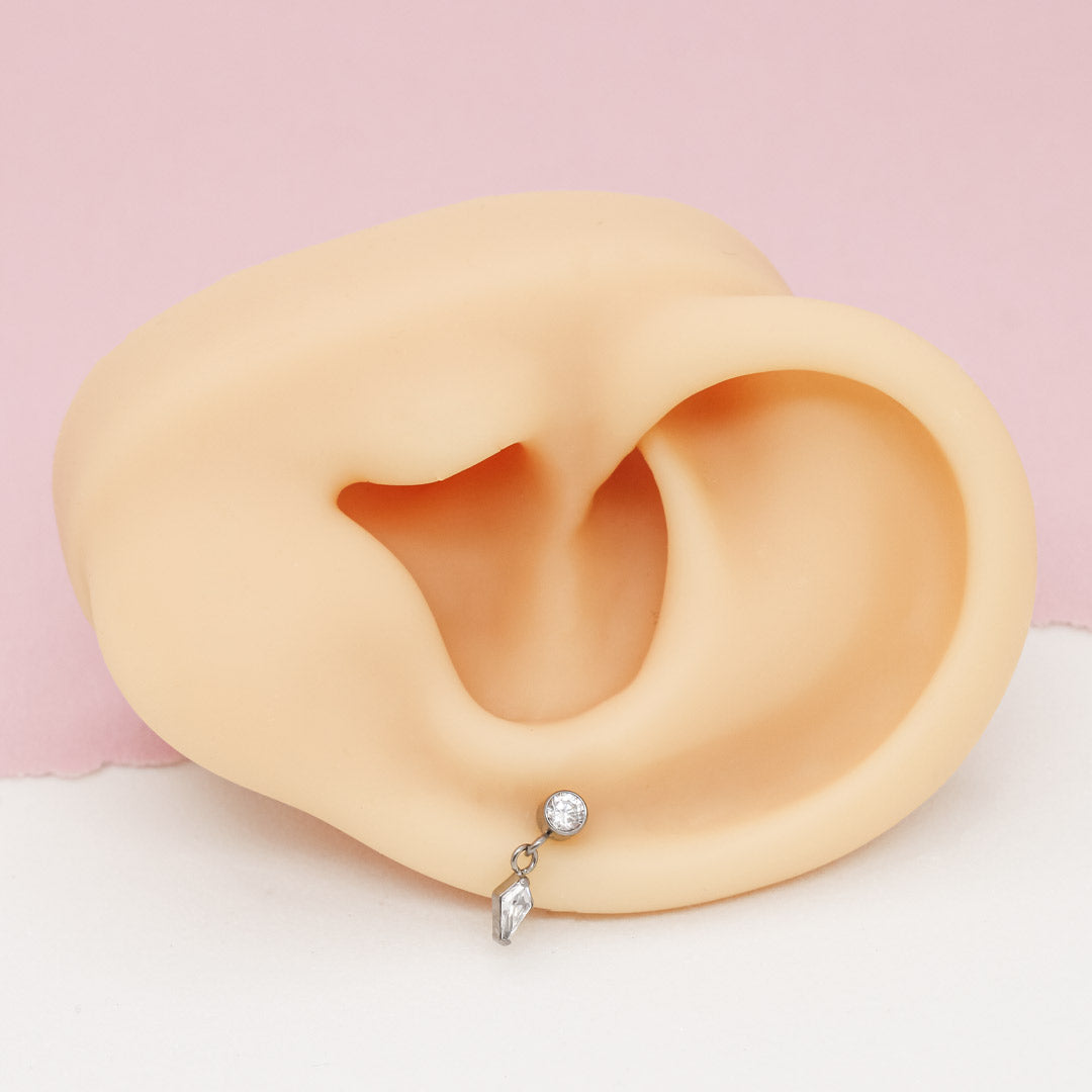 Piercing Diamond Elegante Titanio - Image 7