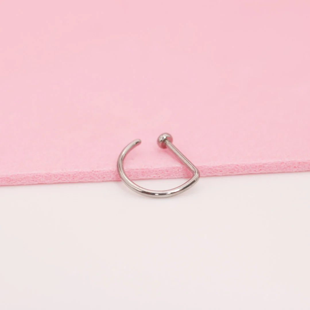 Piercing G Ring Nariz Titanio - Image 9