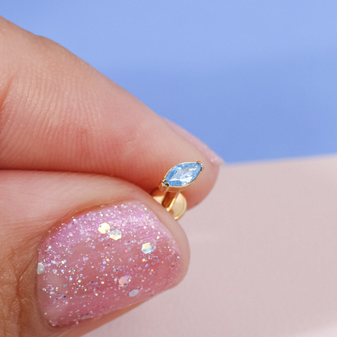 Piercing Blue Titanio - Image 3