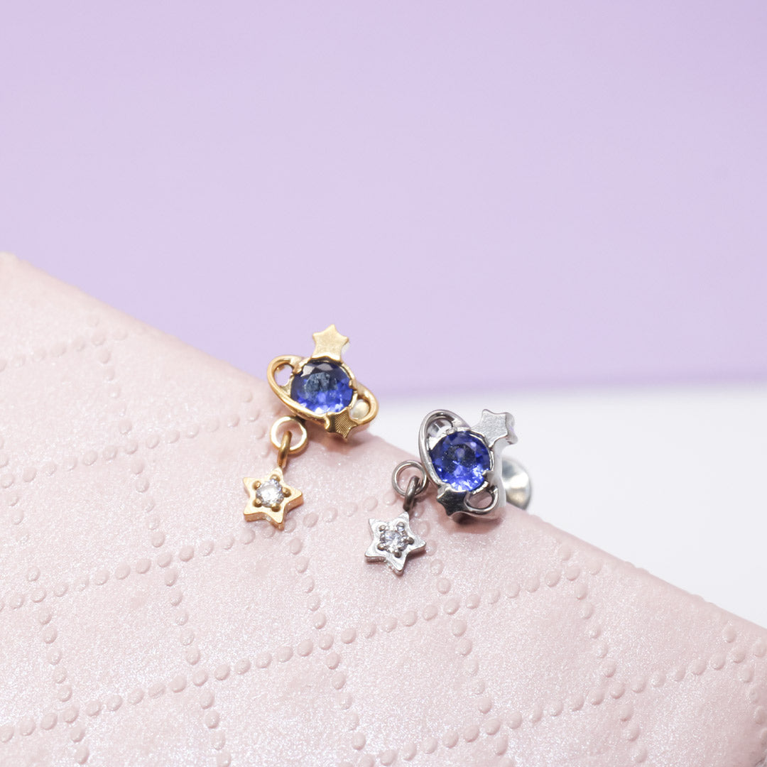 Piercing Stardust Blue Titanio - Image 3