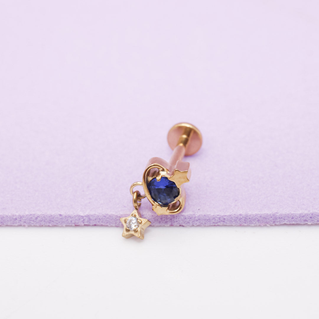 Piercing Stardust Blue Titanio - Image 4