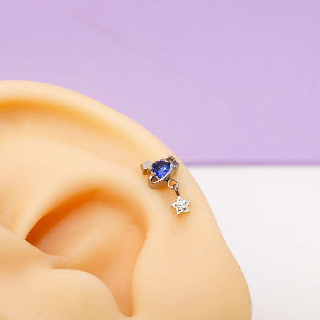 Piercing Stardust Blue Titanio - Image 5