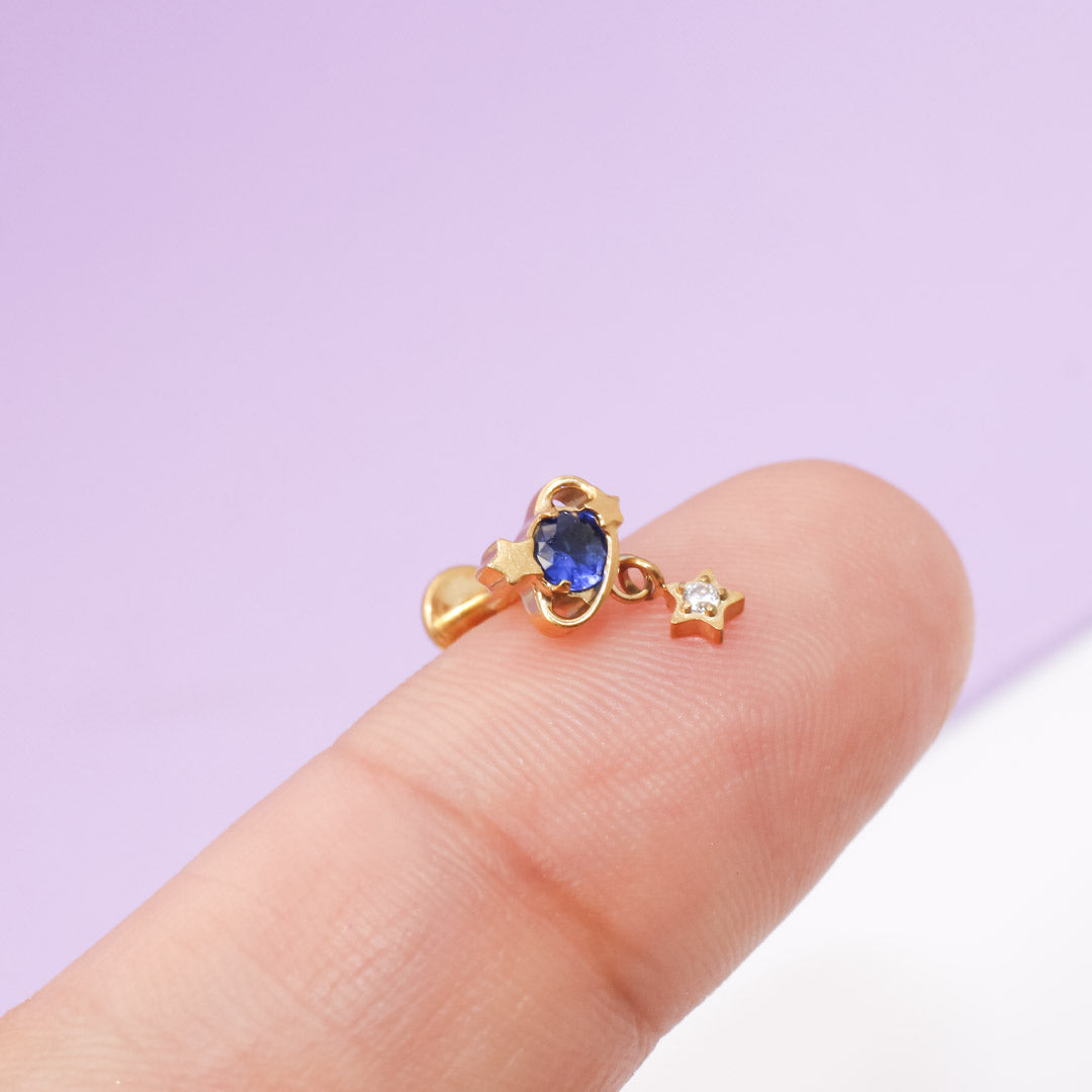 Piercing Stardust Blue Titanio - Image 7