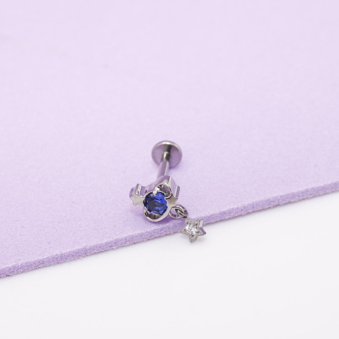 Piercing Stardust Blue Titanio - Image 9
