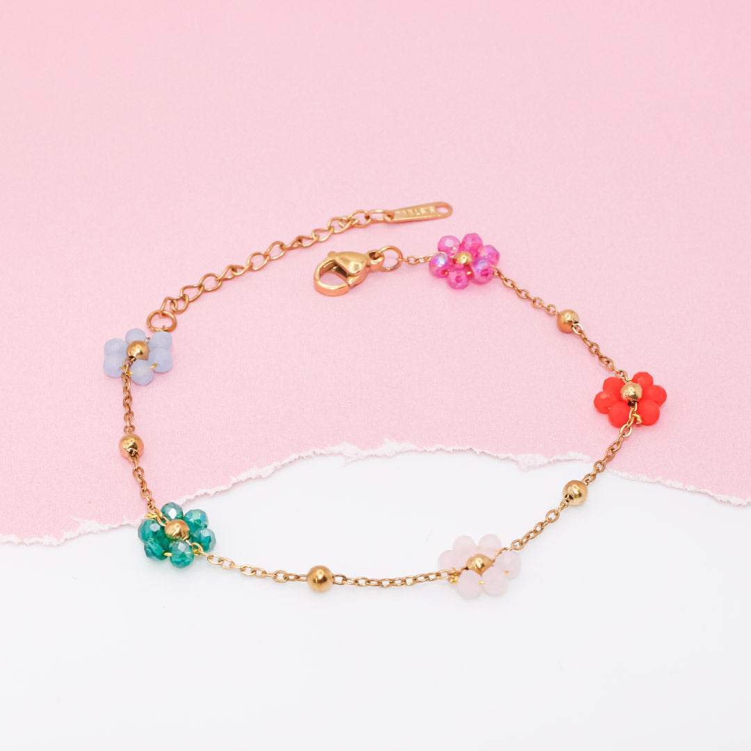 Pulsera Flowers Multicolor - Image 3